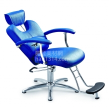 【油壓椅】氣壓式多功能油壓椅- 亮藍